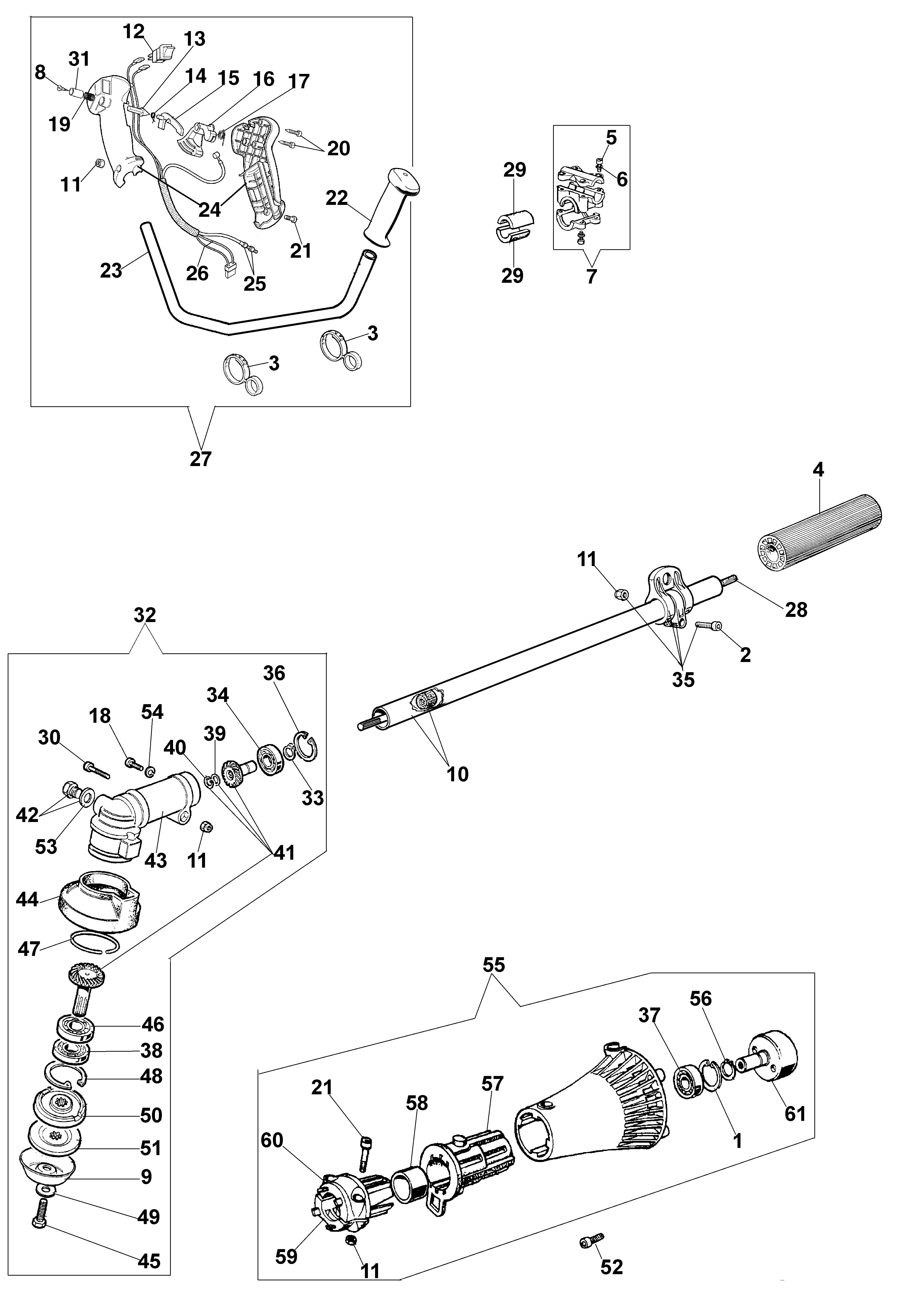 Vue éclatée 726 T