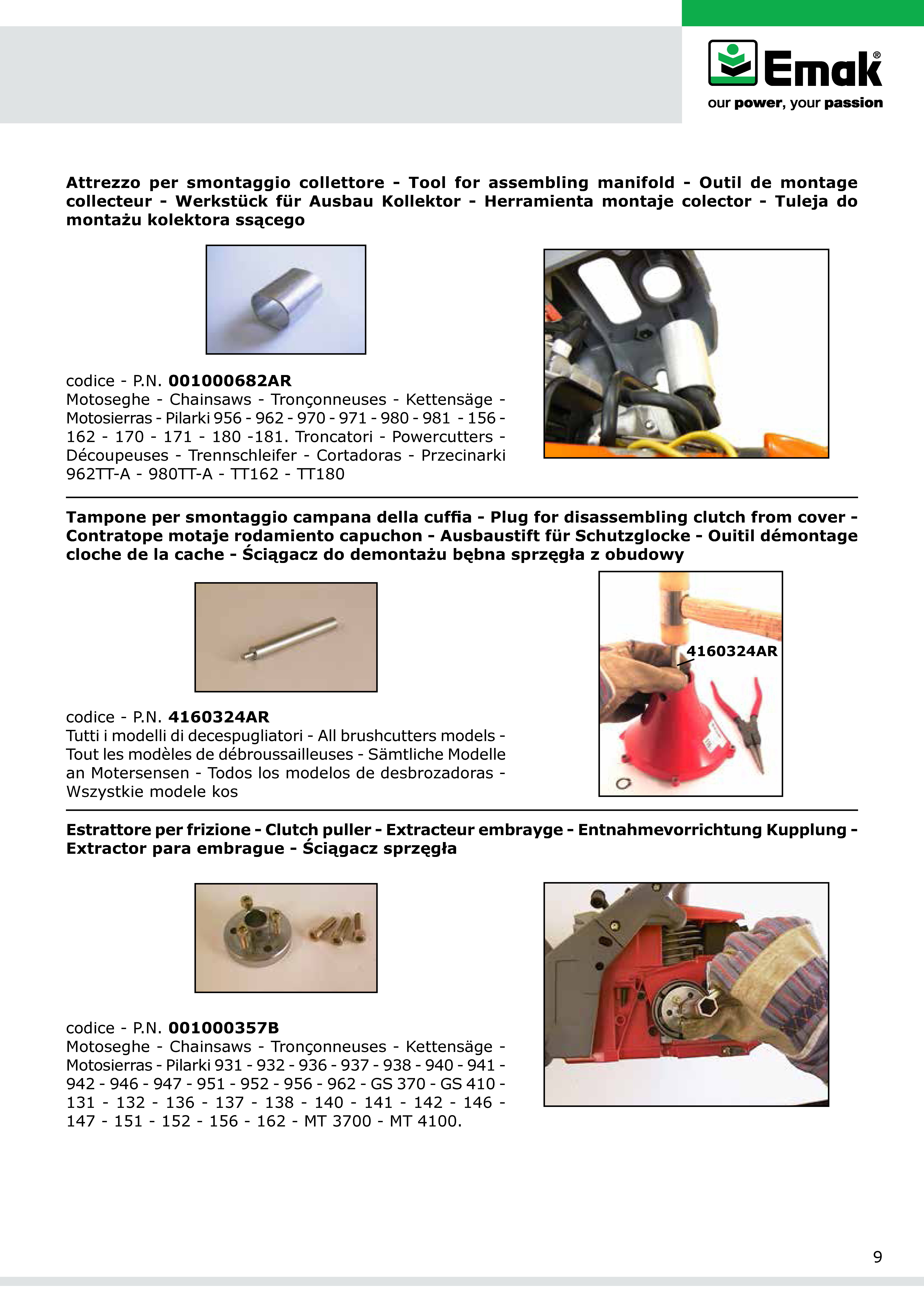 Vue éclatée Valigetta attrezzi completa