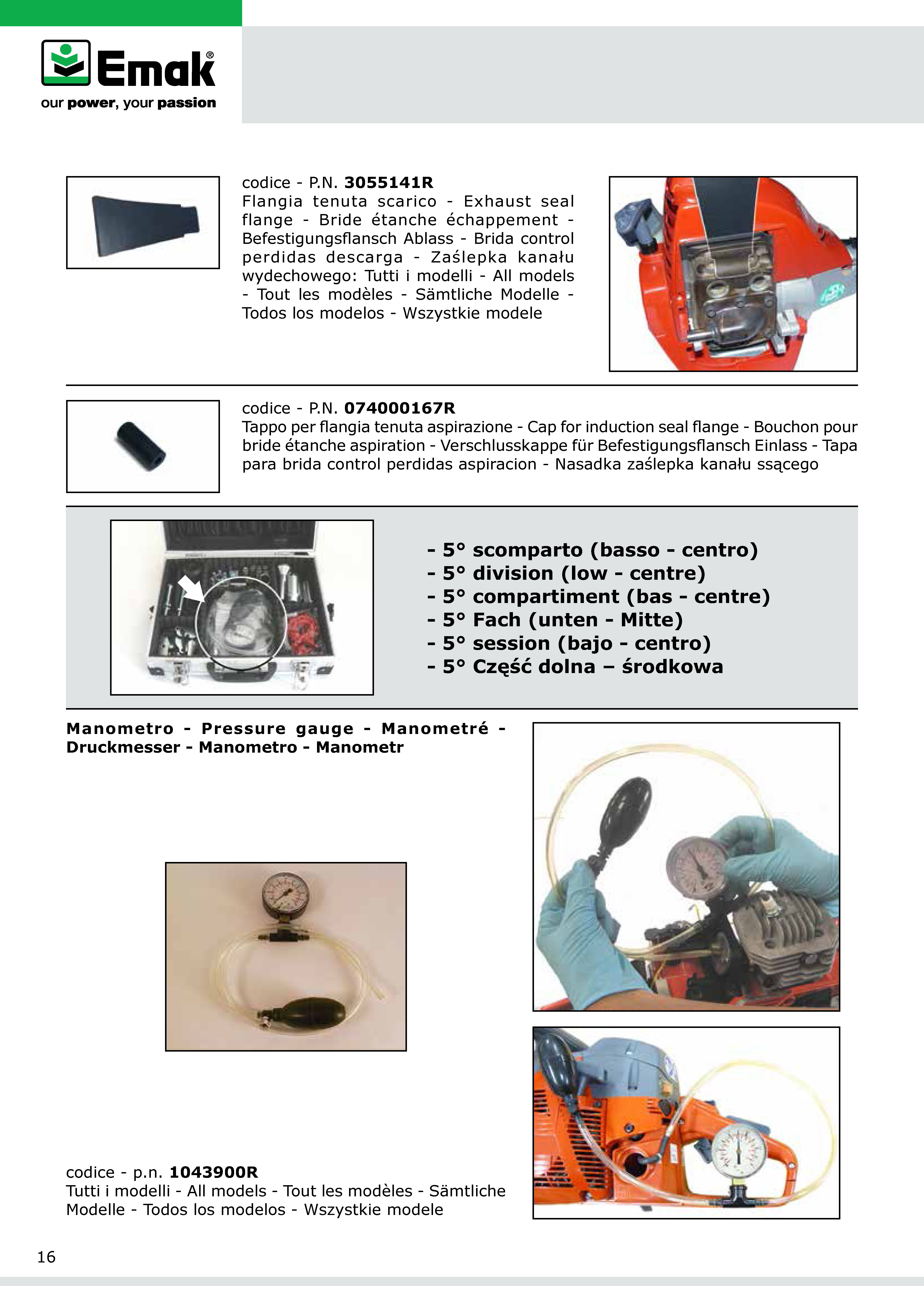 Vue éclatée Valigetta attrezzi completa
