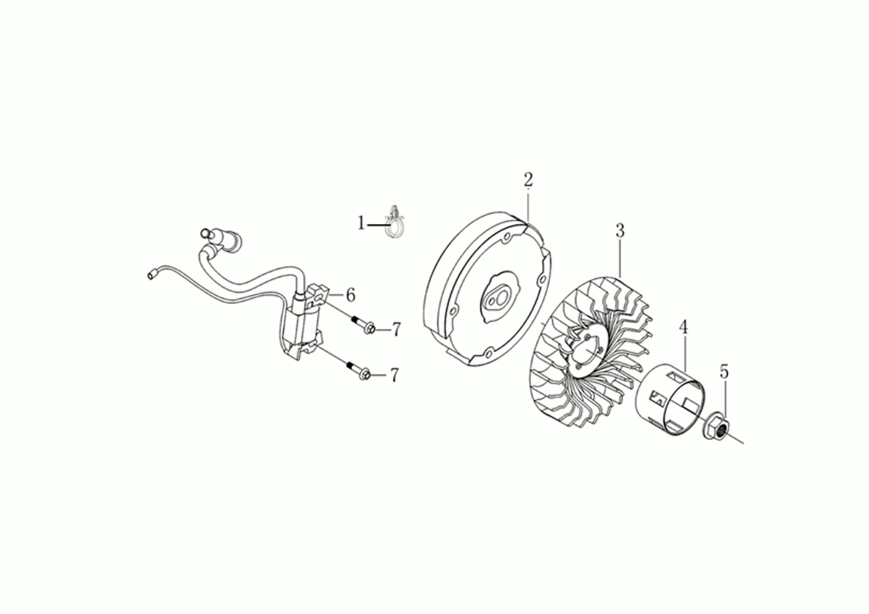 Vue éclatée Moteur K800 H (EURO 5)