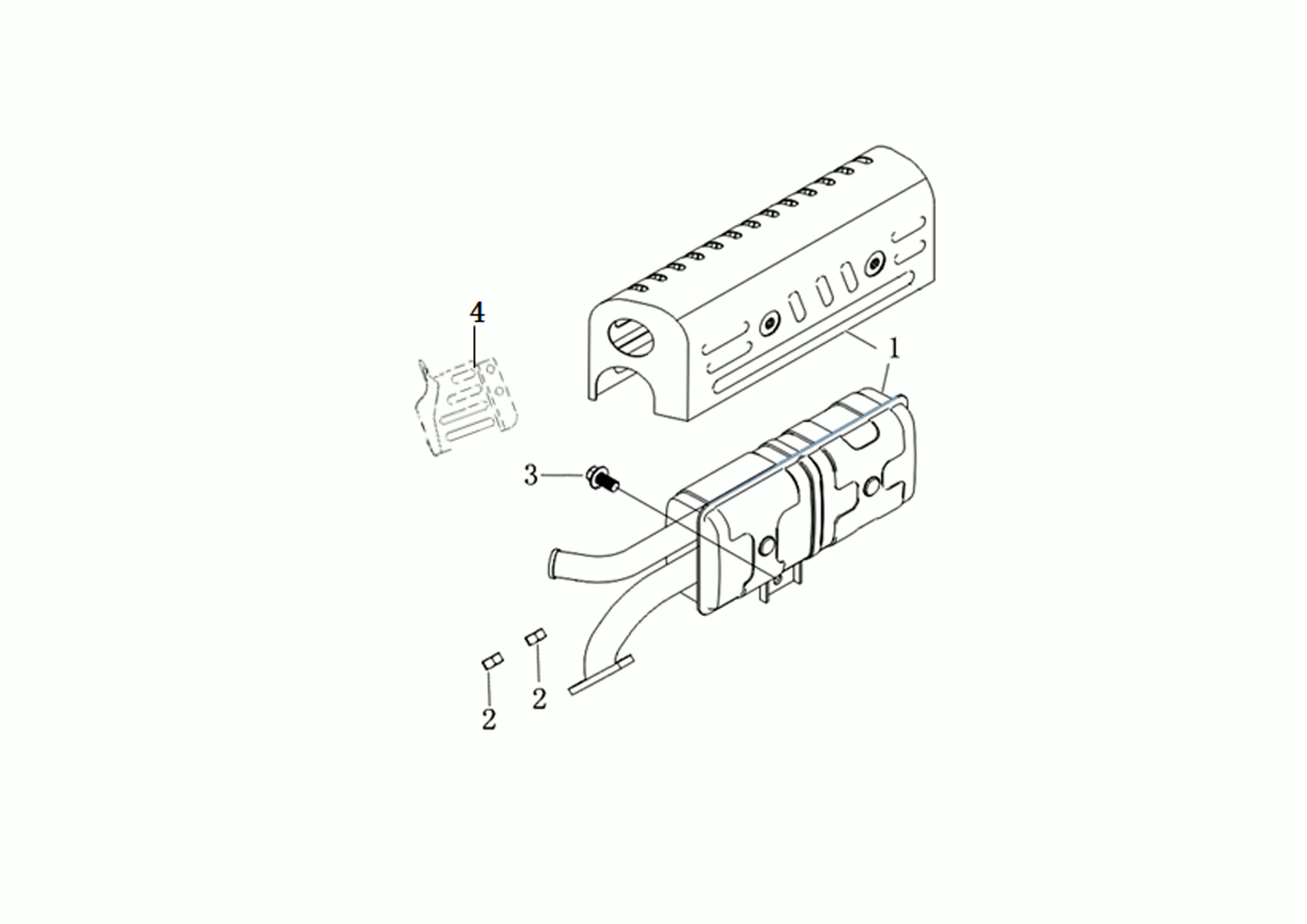 Vue éclatée Moteur K800 H (EURO 5)