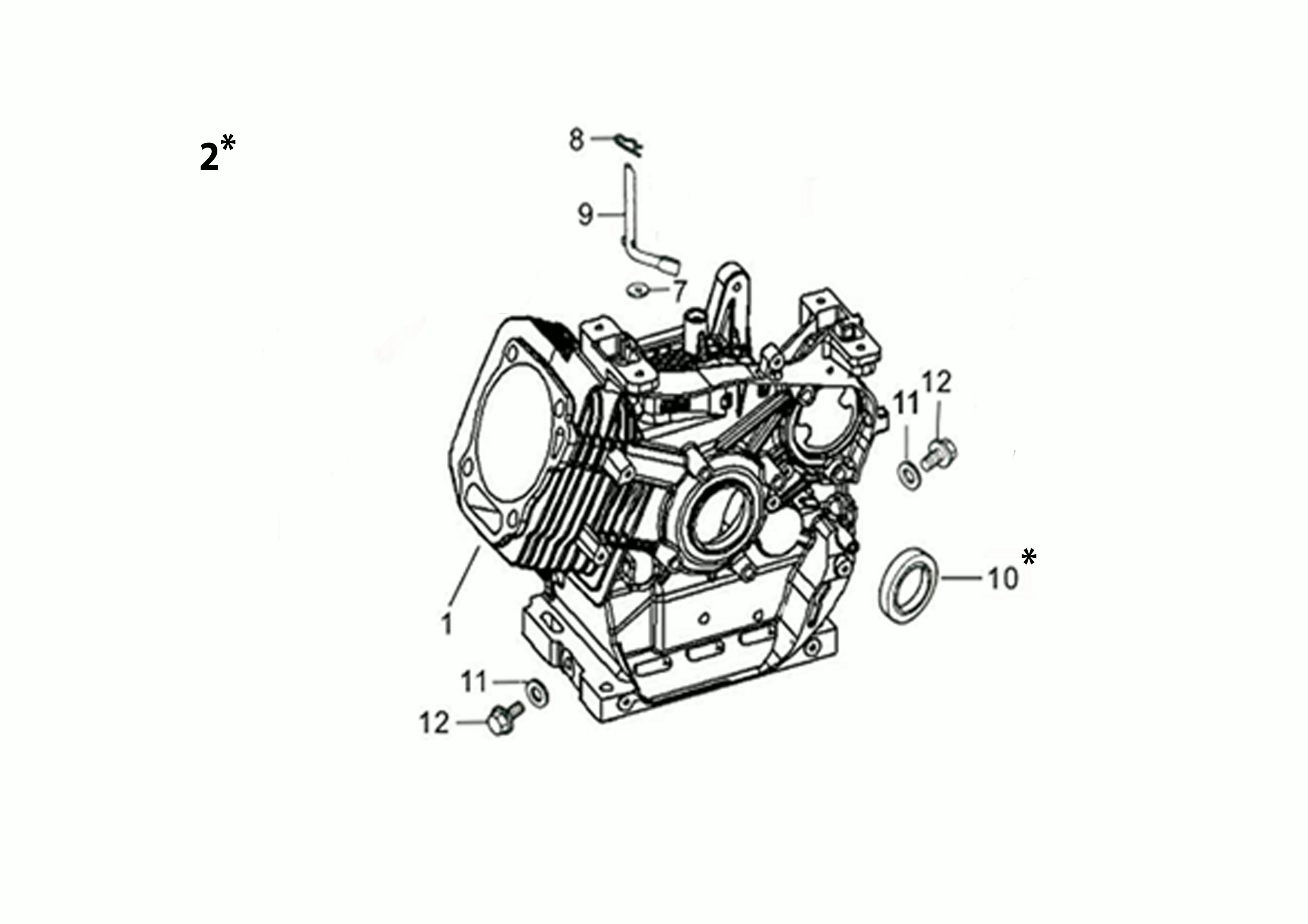 Vue éclatée Moteur K1100 H