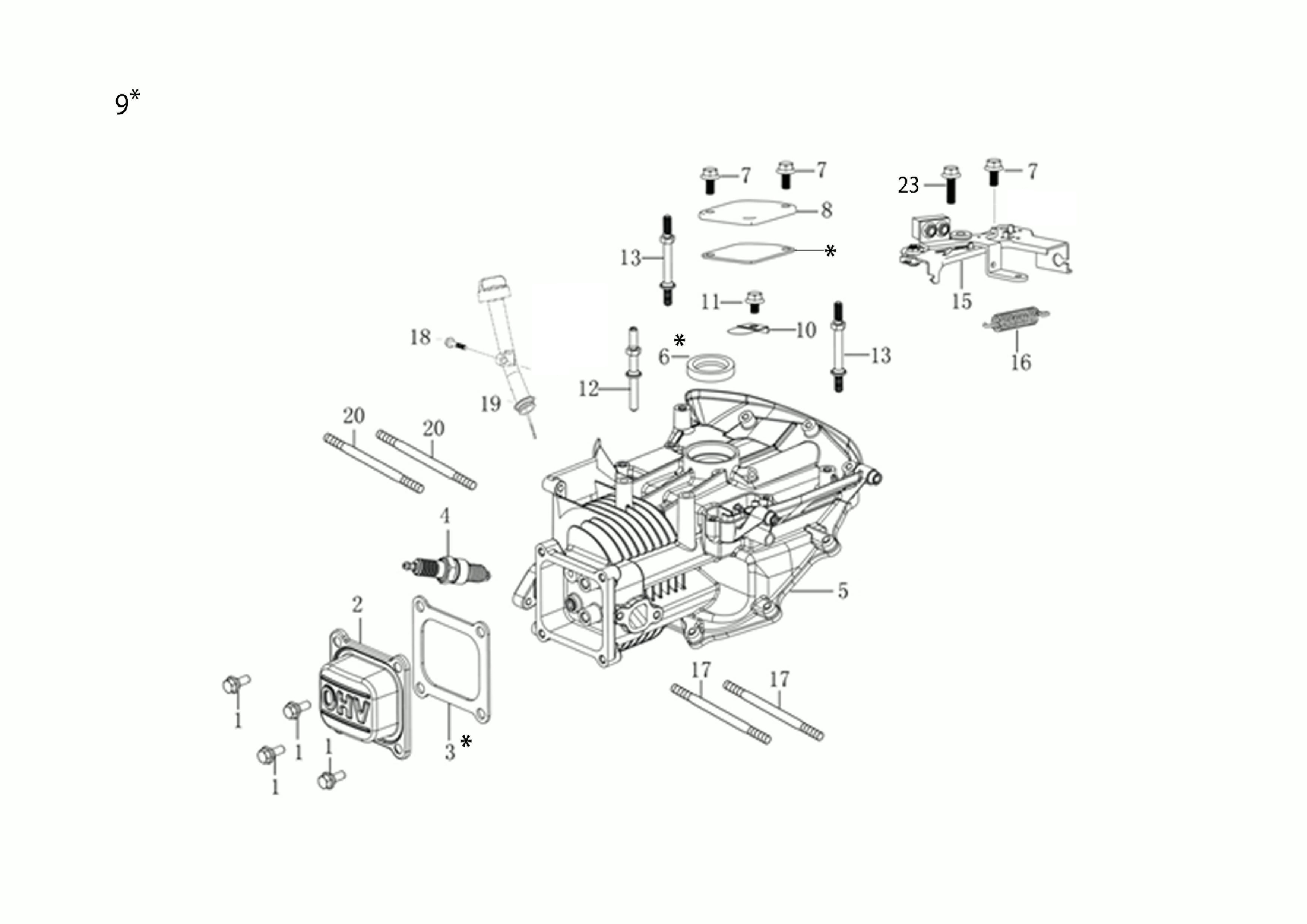 Vue éclatée G 53 TKE ALL ROAD PLUS 4 (K655LI) EURO 5 50Y