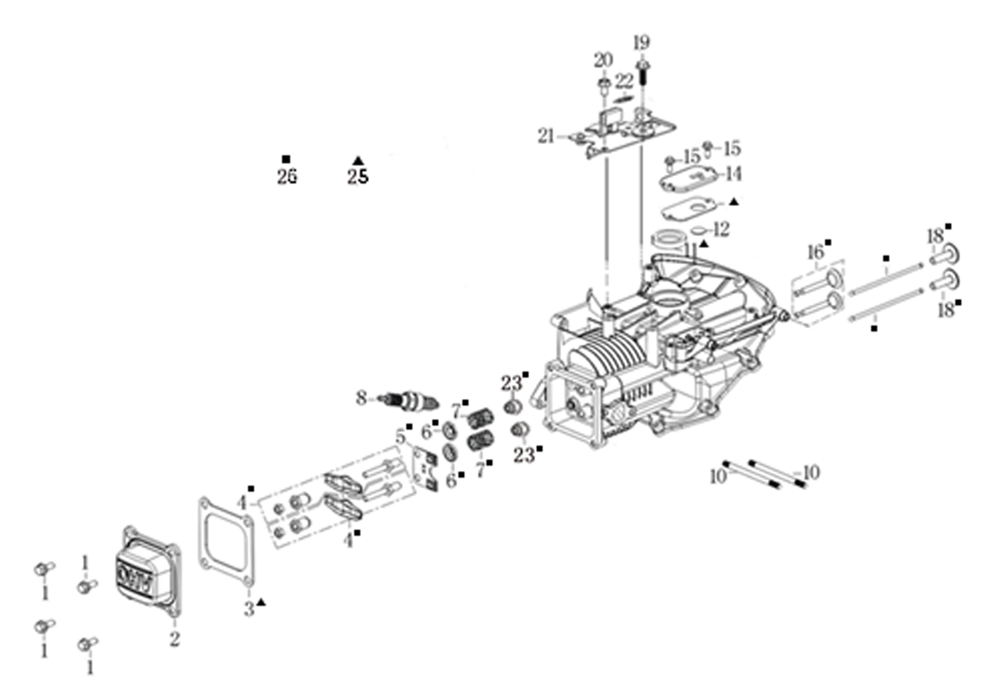 Vue éclatée Moteur K450 (EURO5)