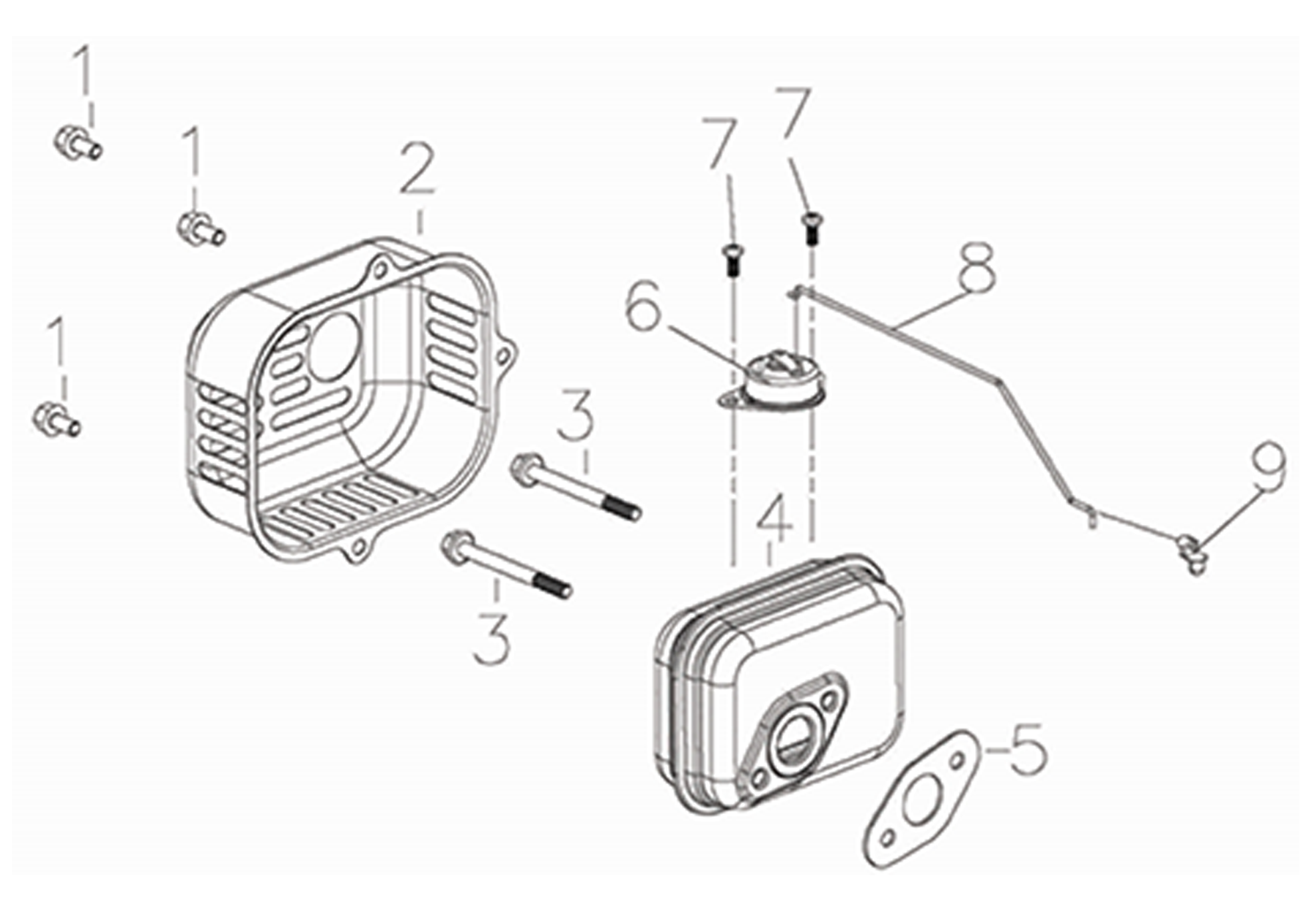 Vue éclatée Moteur K450 (EURO5)