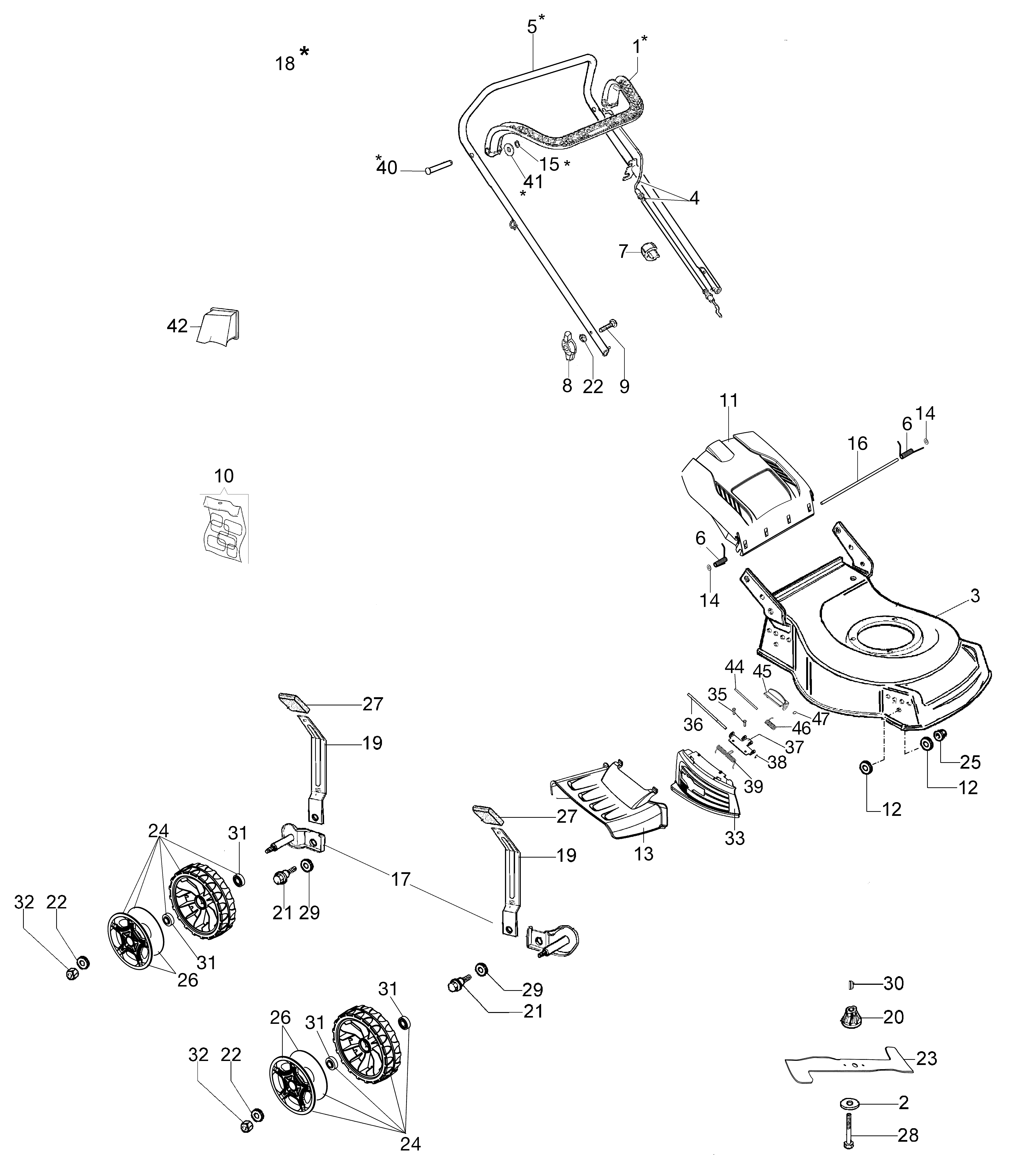 Vue éclatée G 53 PK COMFORT SD (K 805) EURO 5