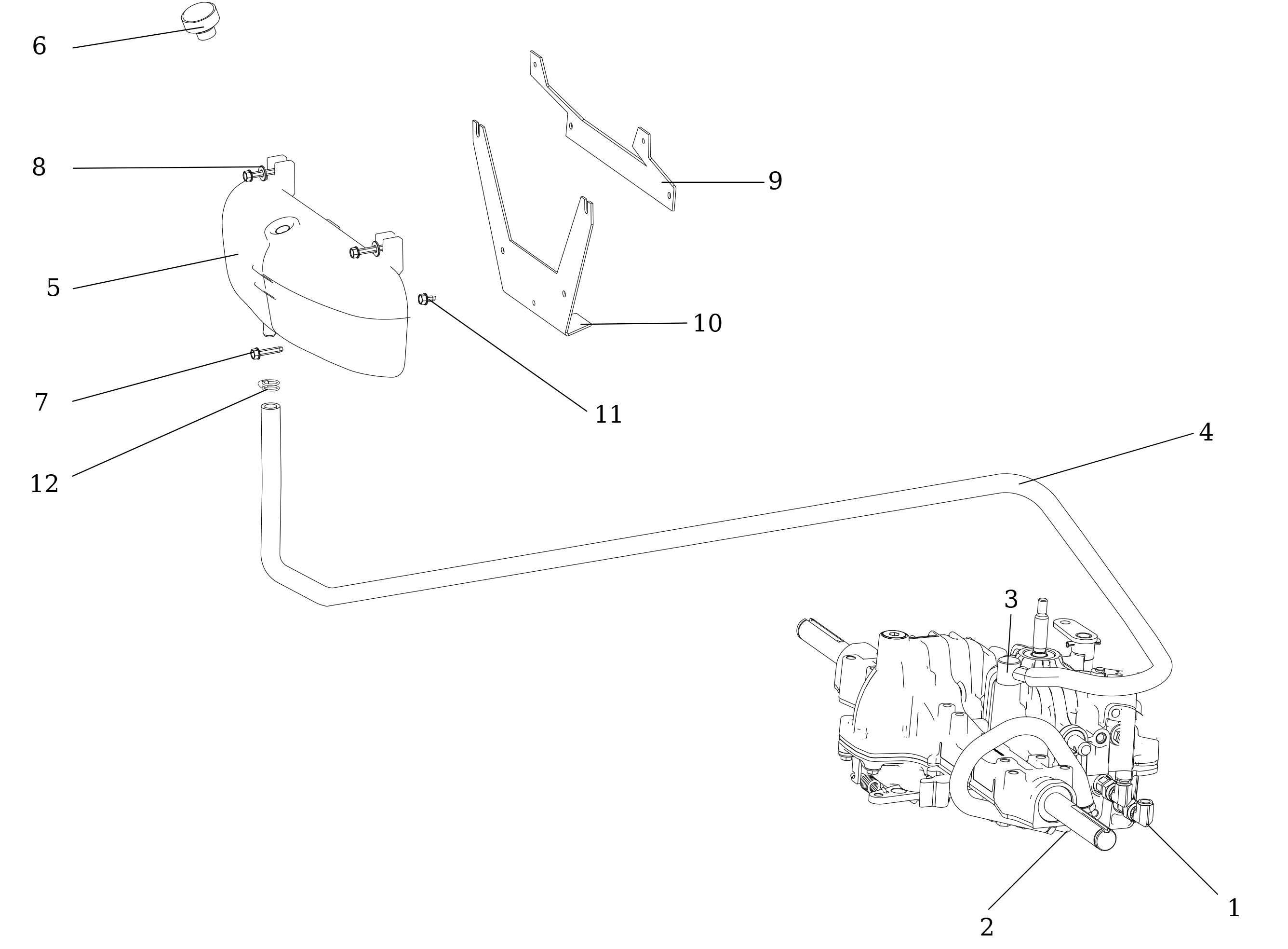 Vue éclatée OM 106/24 KH 4X2 HD (K2400AVD V-Twin - EURO5) Cat. 2022