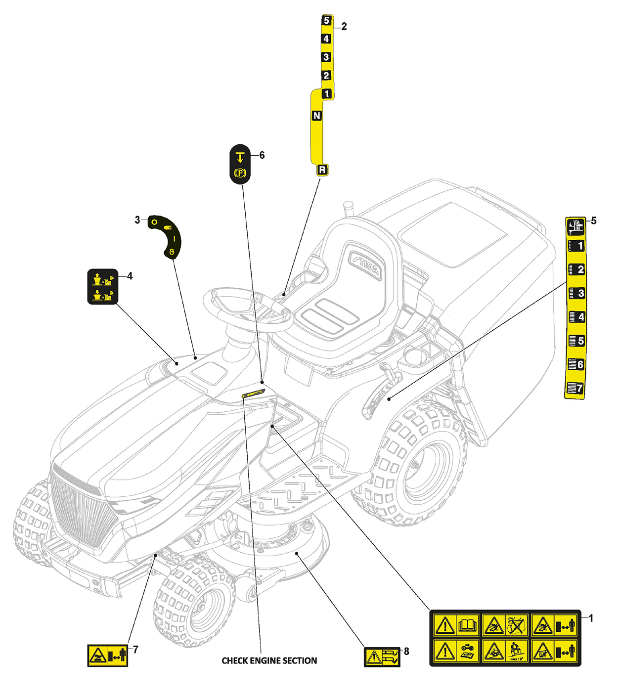 Vue éclatée GLX 14-84G