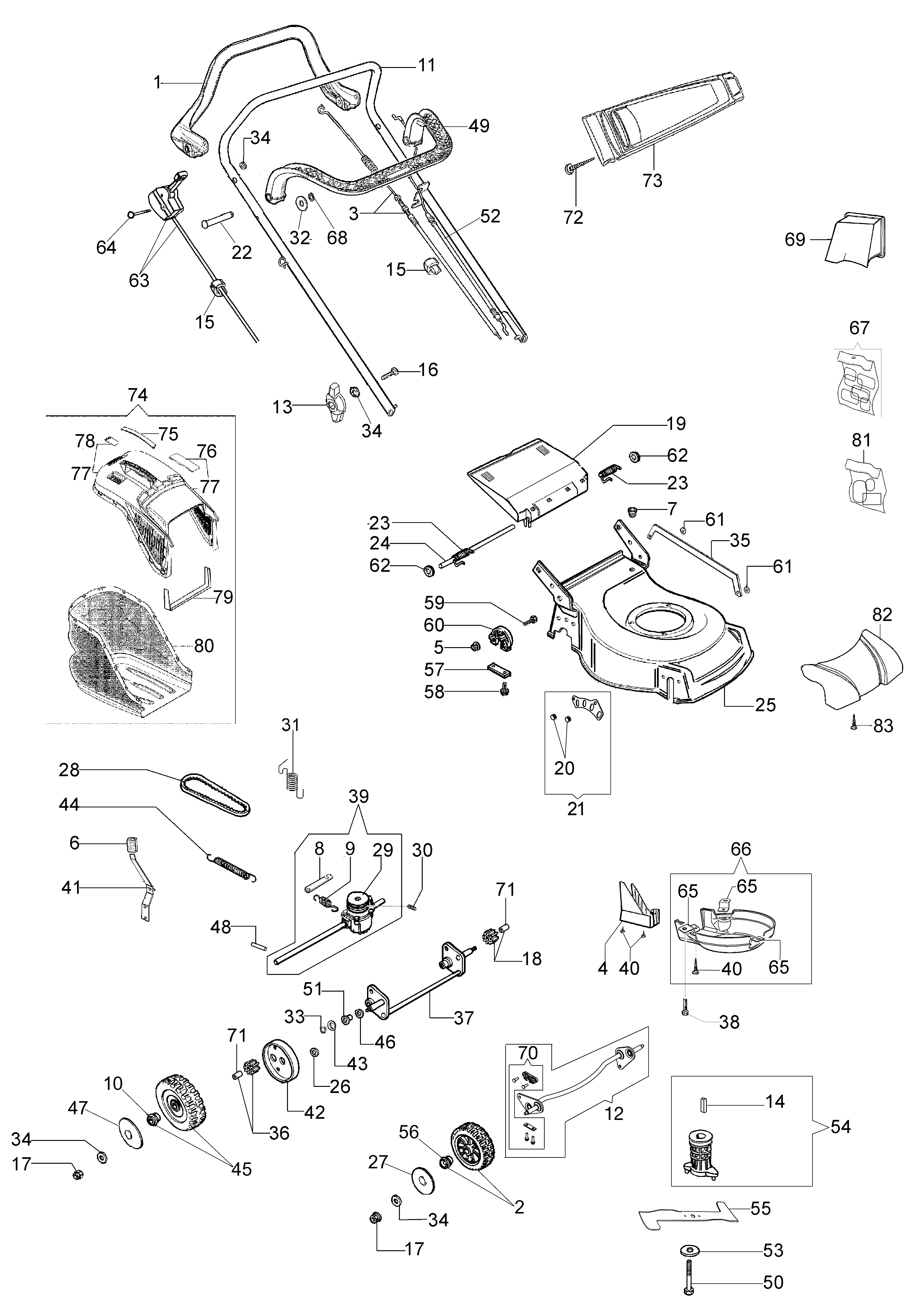 Vue éclatée G 53 TK COMFORT PLUS (K655) EURO 5