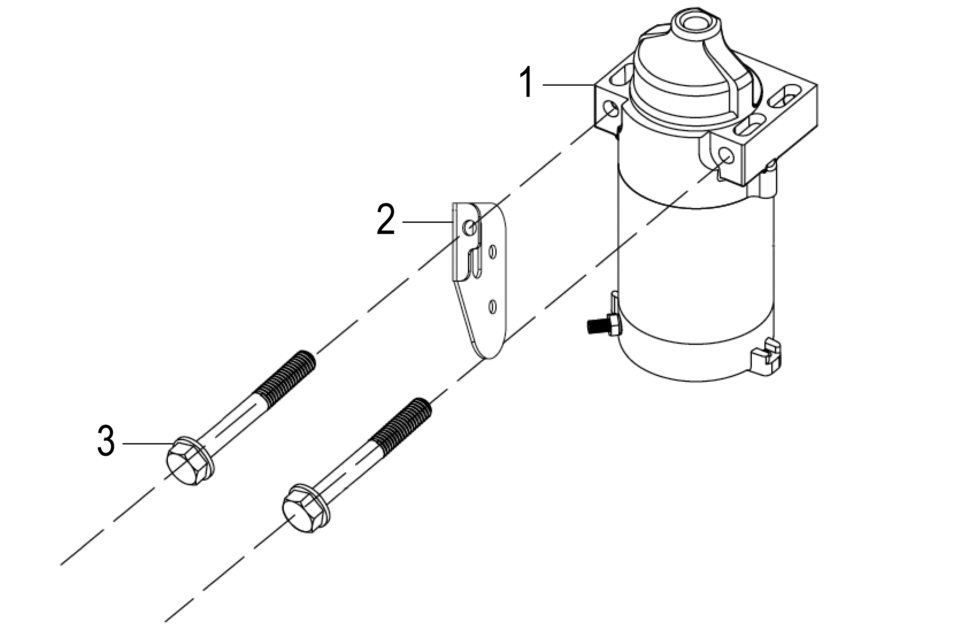 Vue éclatée Moteur K1600 (EURO5)