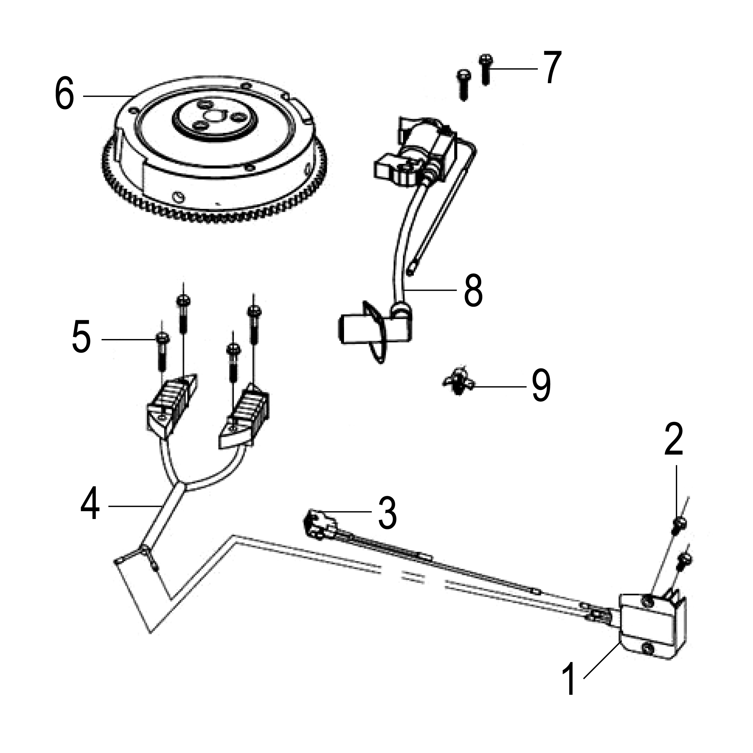 Vue éclatée Moteur K1450 (EURO5)