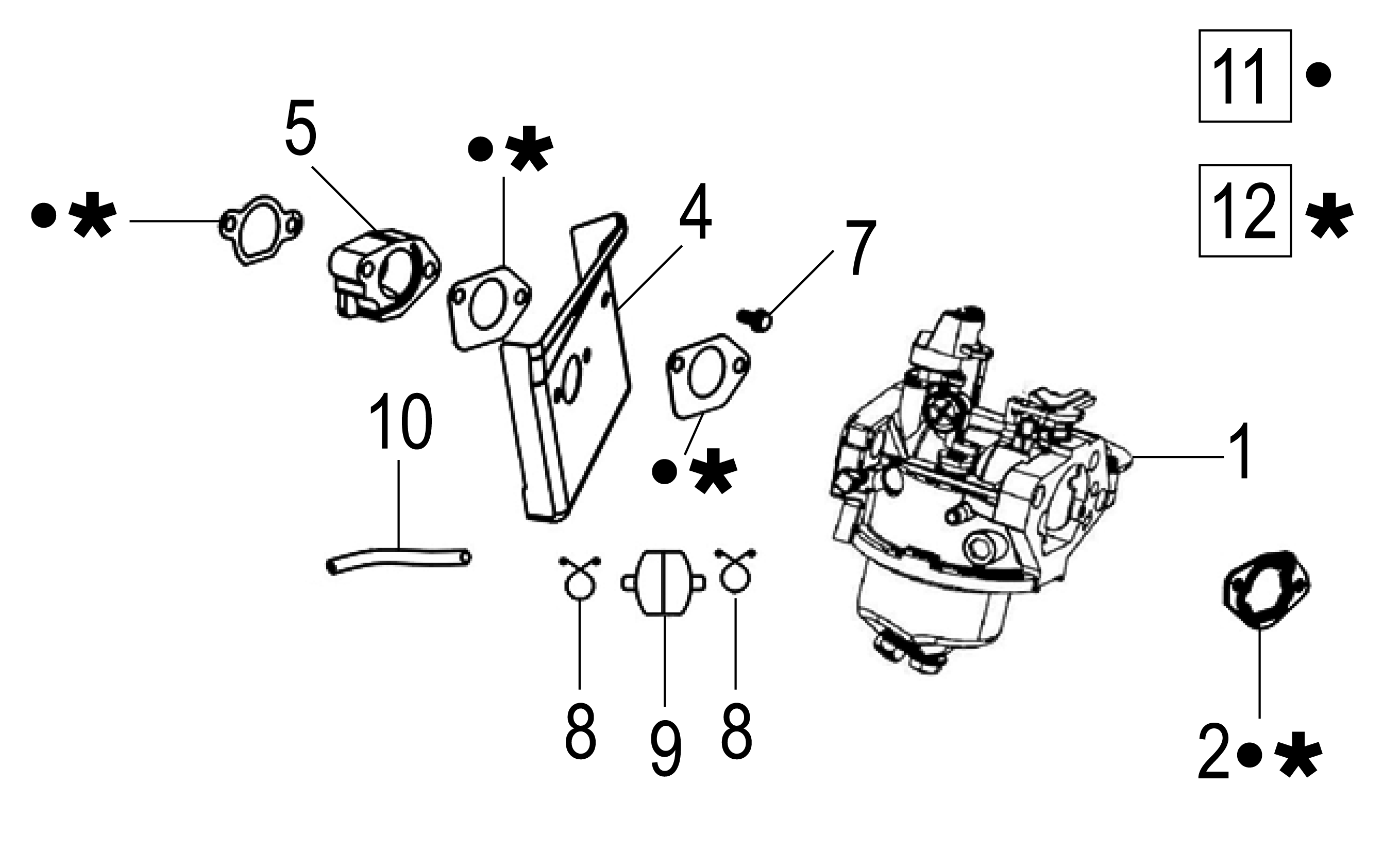 Vue éclatée Moteur K1450 (EURO5)