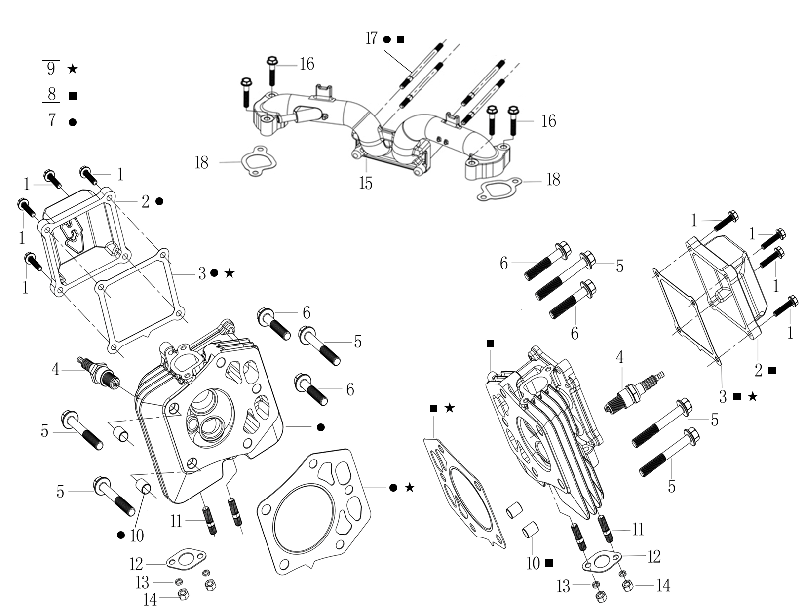Vue éclatée Moteur K2000 ( EURO 5)