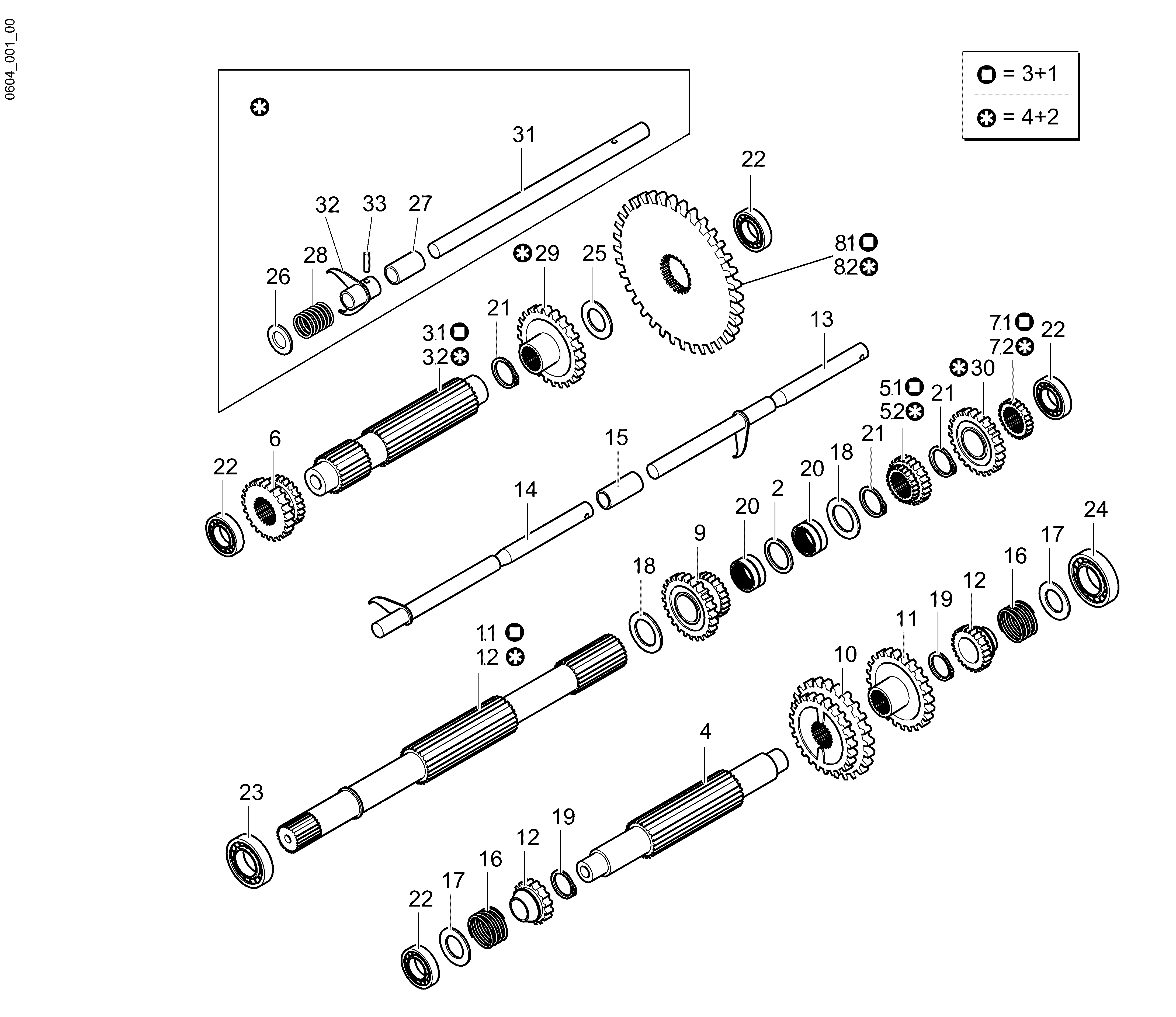 Vue éclatée CR 350 (Export)