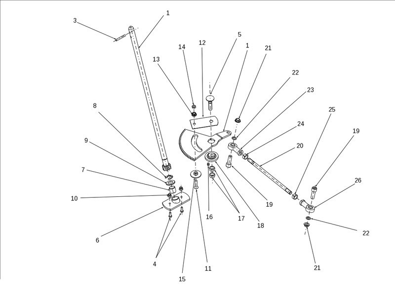 Vue éclatée OM 106J/16H Cat.2012