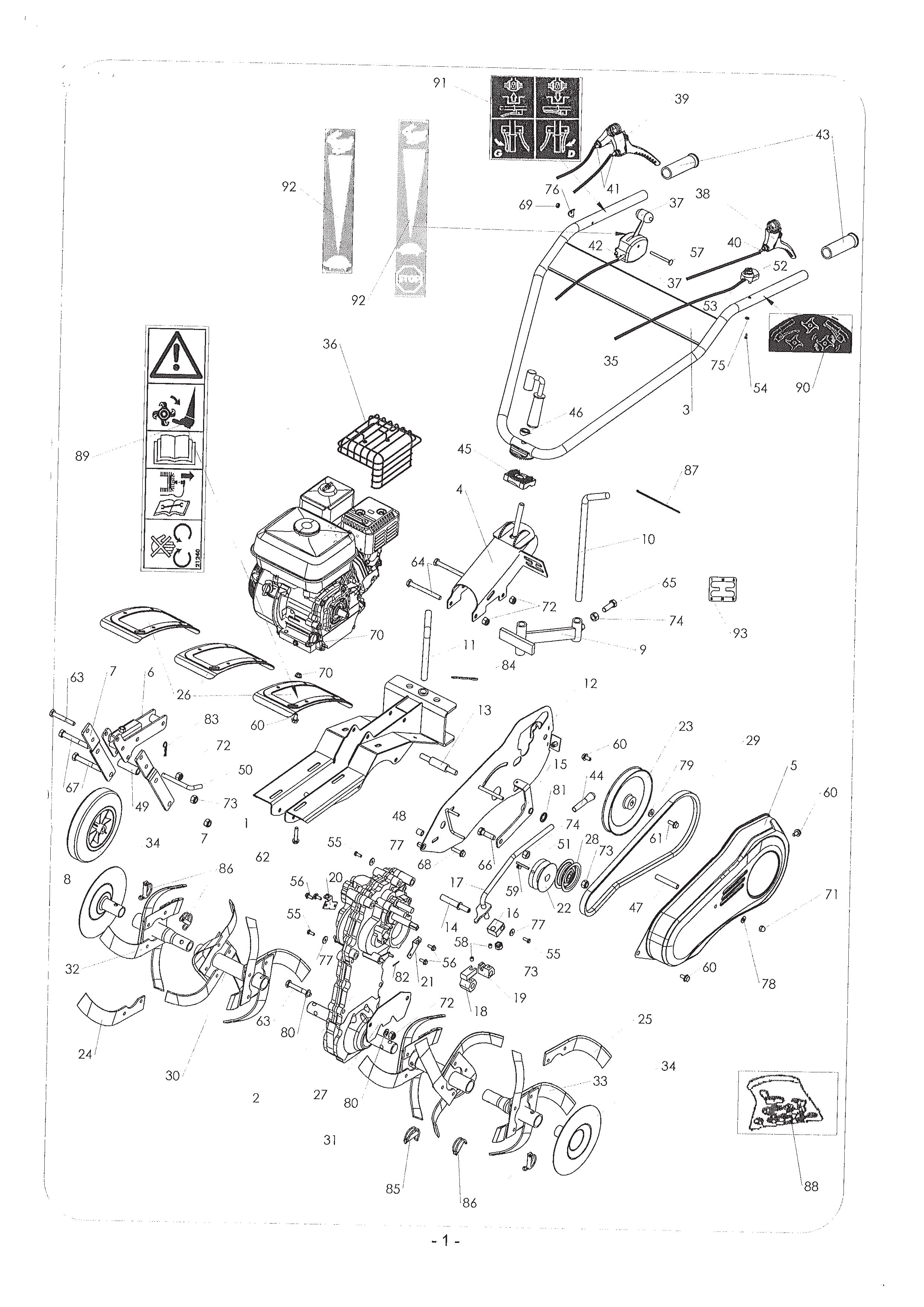 Vue éclatée ST 4672 CF - CFLB