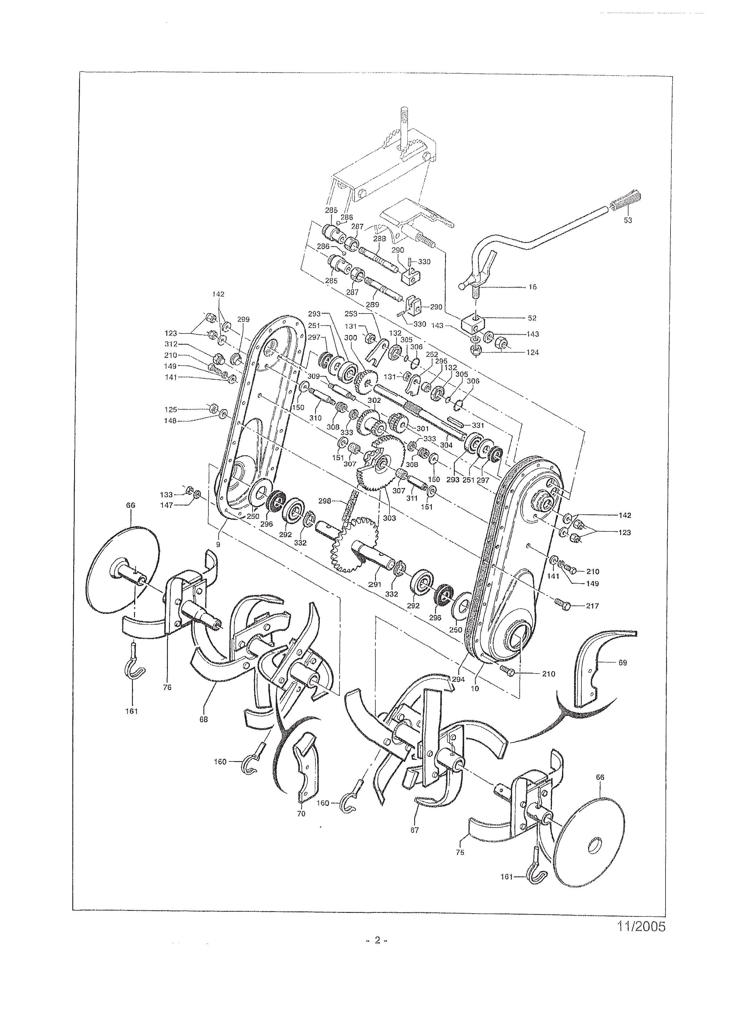 Vue éclatée ST 4661F-FLB moteur Subaru