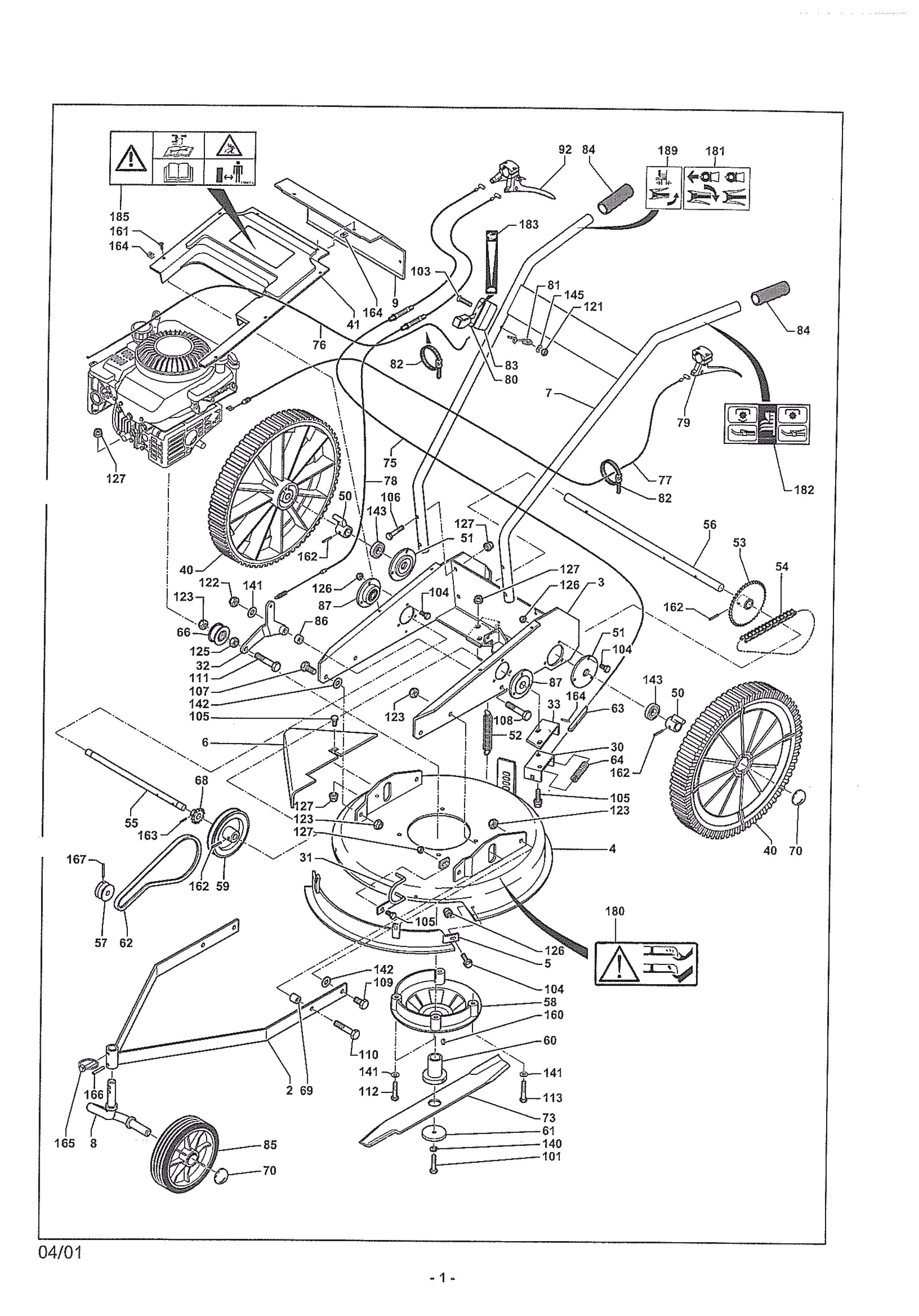 Vue éclatée SD 150