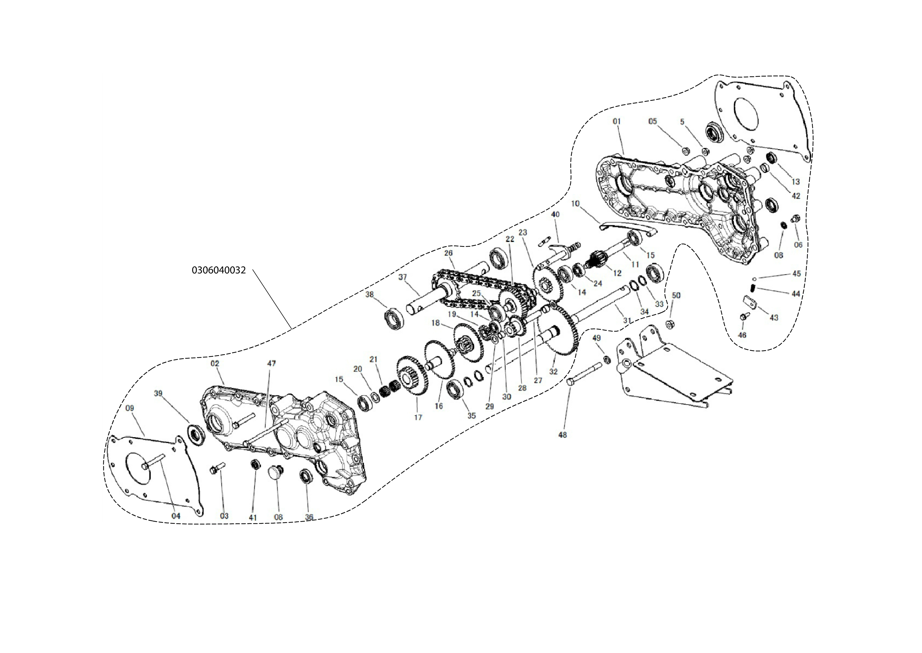 Vue éclatée ROTO 480 R et B Version 2015